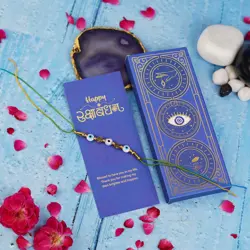 Evil Eye Beads Om Rakhi