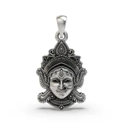 925 Silver Lakshmi Maa Face Pendant 
