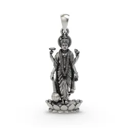 925 Silver Vishnu Narayana Pendant