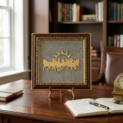Shri Yantra Pyrite Dust Frame