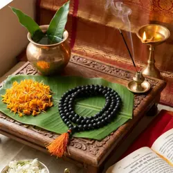Shaligram Mala 8 mm